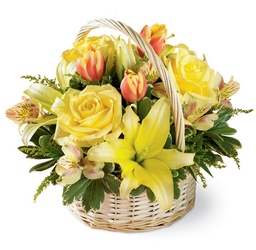 Garden Spring Basket -A local Pittsburgh florist for flowers in Pittsburgh. PA
